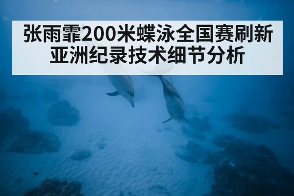 张雨霏200米蝶泳全国赛刷新亚洲纪录技术细节分析